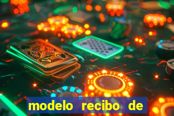 modelo recibo de pagamento autonomo